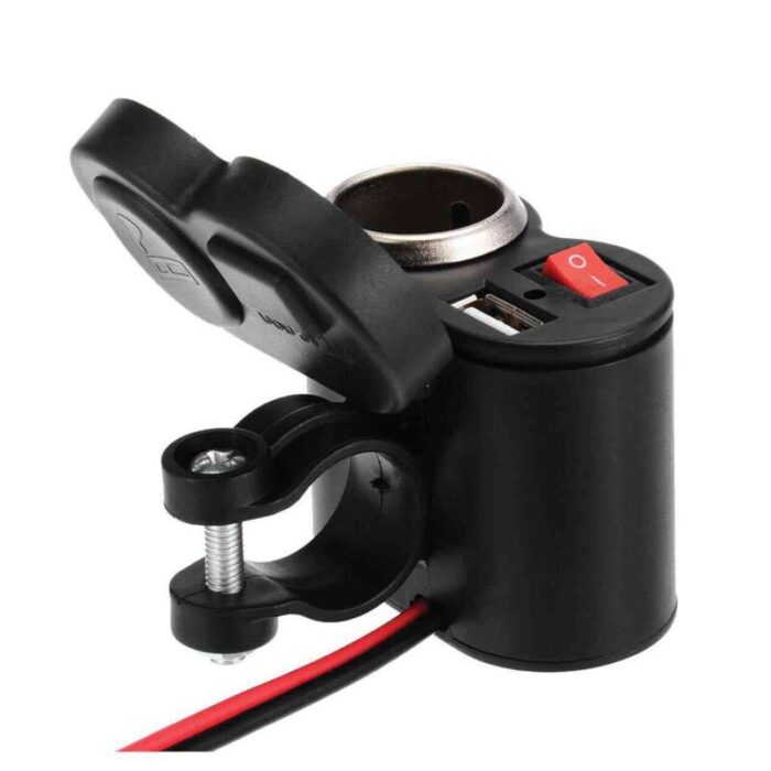 motorcycle usb charger cigarette socket3